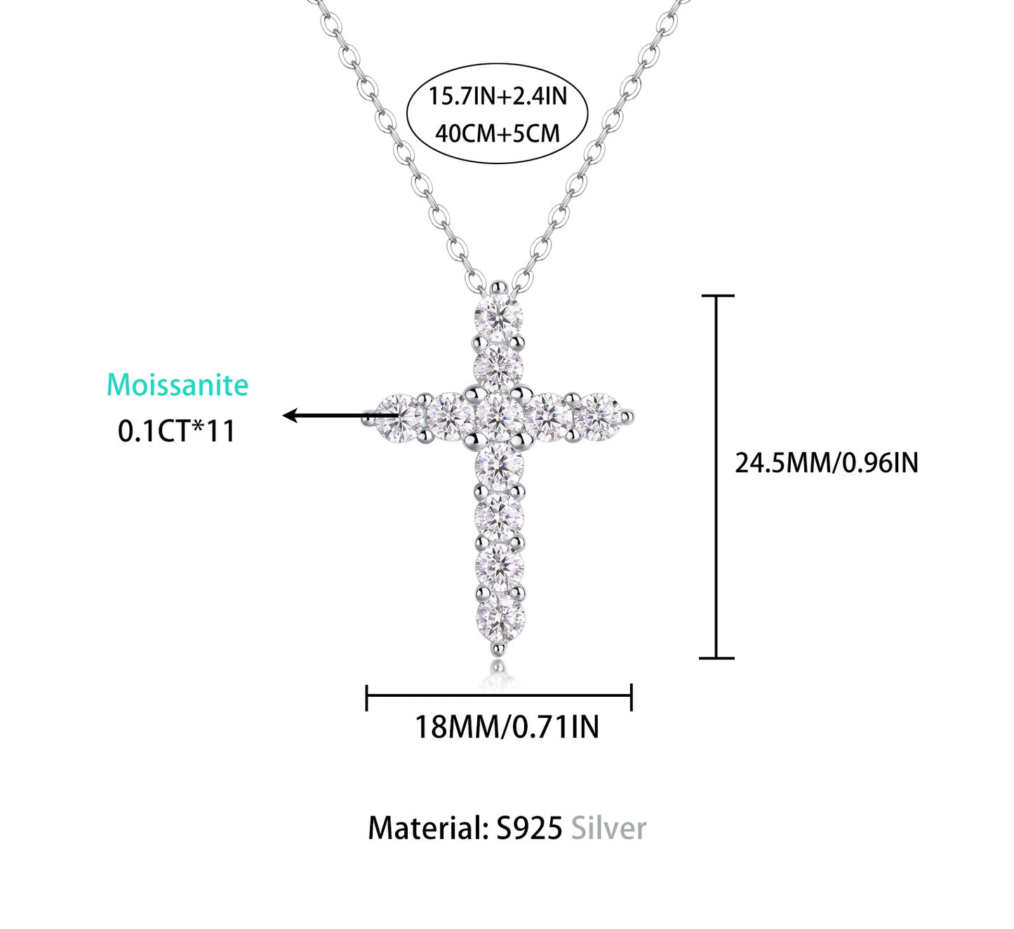 Moissanite Pendant