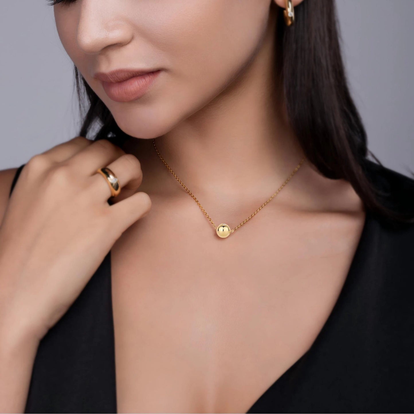 Moissanite Pendant Necklace – Luck in Motion