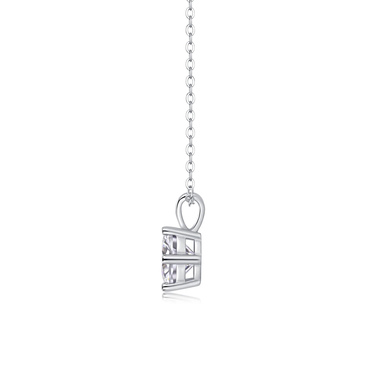 Romantic Moissanite Pendant – Elegant & Minimalist