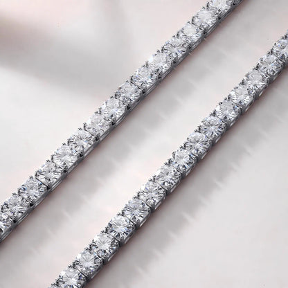 Moissanite Necklace "Endless Galaxy" – Elegant Sparkling Jewelry 0.5ct