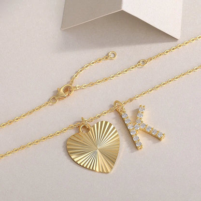 Whispering Heart Moissanite Pendant – Elegant Love Necklace