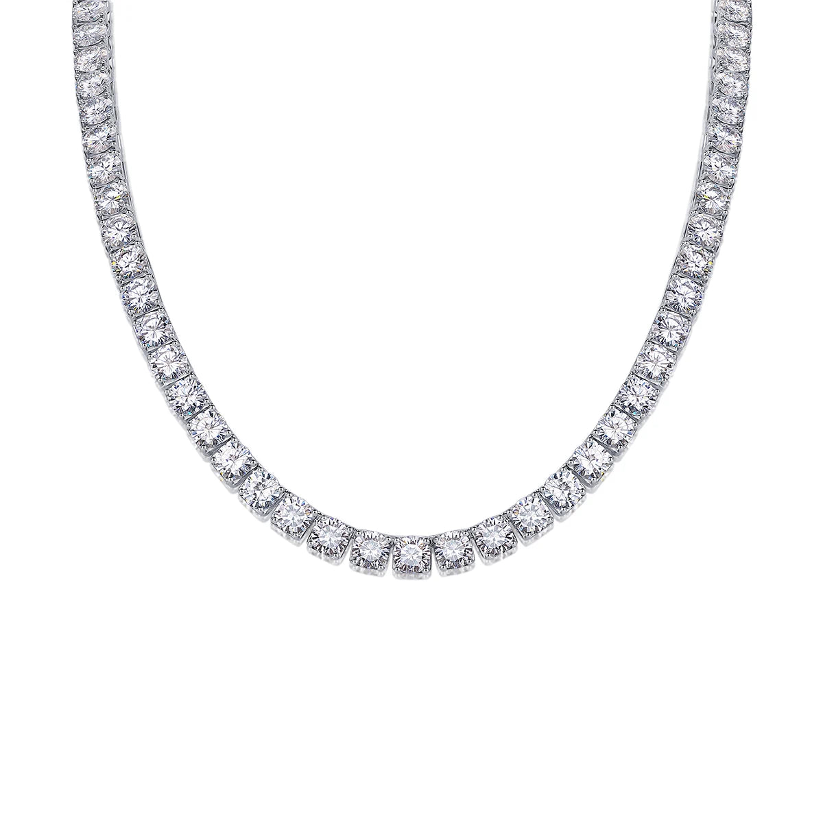 Moissanite Necklace "Endless Galaxy" – Elegant Sparkling Jewelry 0.5ct