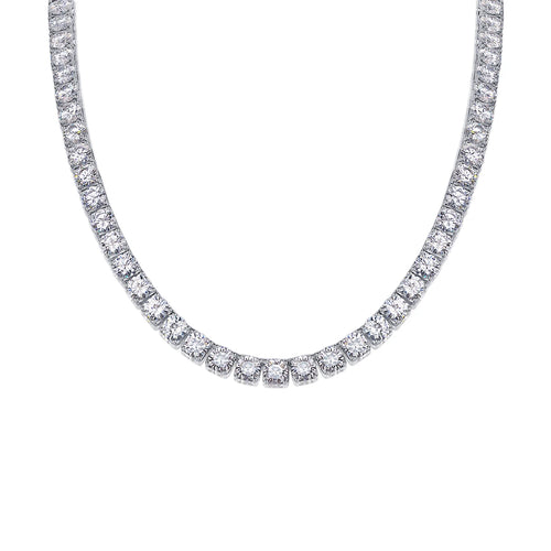 Moissanite Necklace "Endless Galaxy" – Elegant Sparkling Jewelry 0.5ct