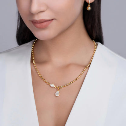 Twilight Orchid Moissanite Pendant – Elegant & Mysterious 1ct