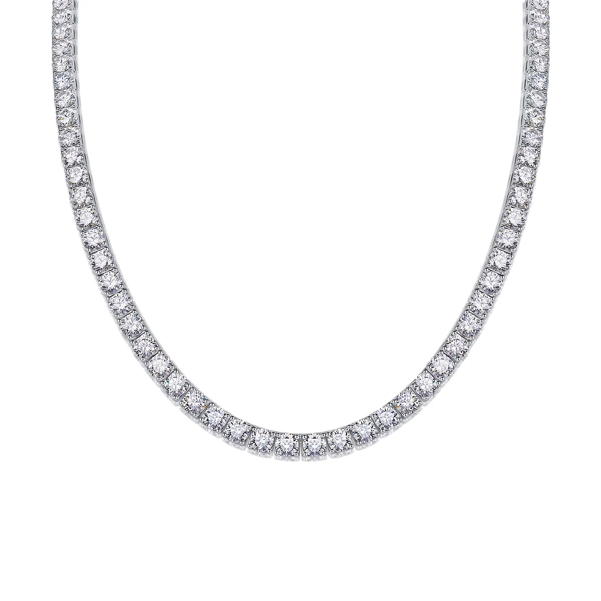 Moissanite Necklace "Endless Galaxy" – Elegant Sparkling Jewelry 0.3ct