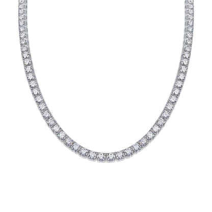 Moissanite Necklace "Endless Galaxy" – Elegant Sparkling Jewelry 0.3ct