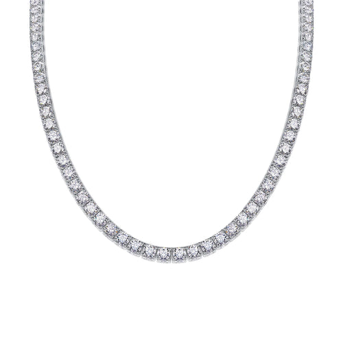 Moissanite Necklace "Endless Galaxy" – Elegant Sparkling Jewelry 0.3ct