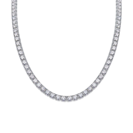 Moissanite Necklace "Endless Galaxy" – Elegant Sparkling Jewelry 0.3ct