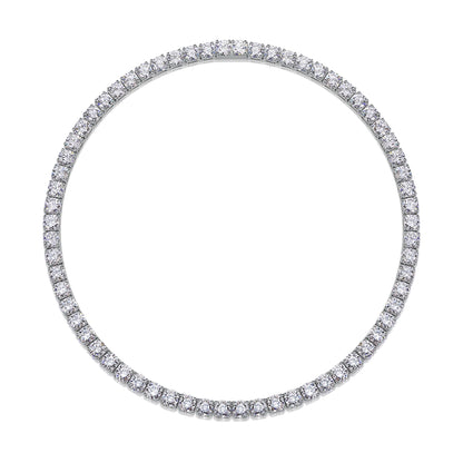 Moissanite Necklace "Endless Galaxy" – Elegant Sparkling Jewelry 0.5ct