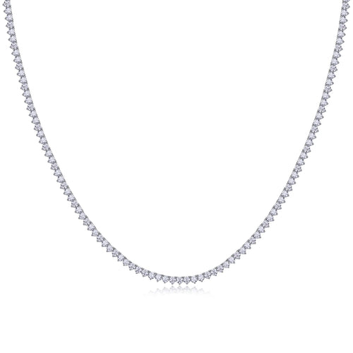 Solitaire Moissanite Necklace – Dazzling 3-Prong Sparkle