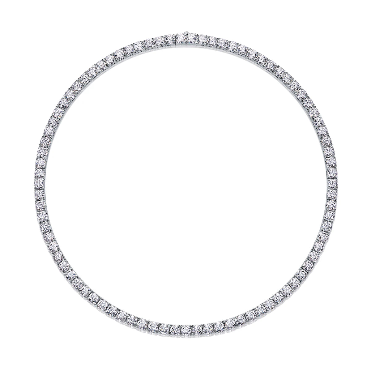 Moissanite Necklace "Endless Galaxy" – Elegant Sparkling Jewelry 0.3ct