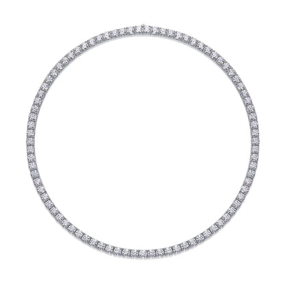 Moissanite Necklace "Endless Galaxy" – Elegant Sparkling Jewelry 0.3ct