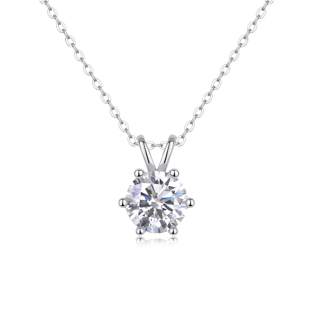 Romantic Moissanite Pendant – Elegant & Minimalist
