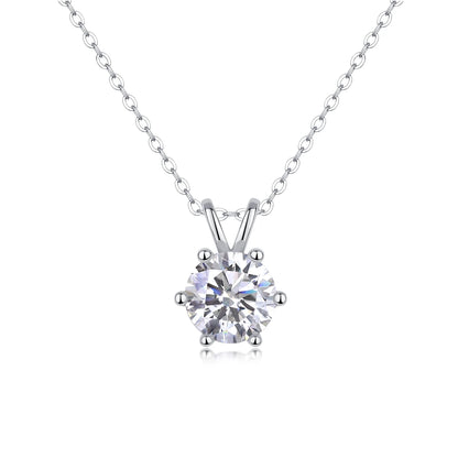 Romantic Moissanite Pendant – Elegant & Minimalist
