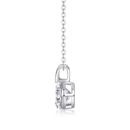 Sparkling V Moissanite Necklace – Elegant & Modern