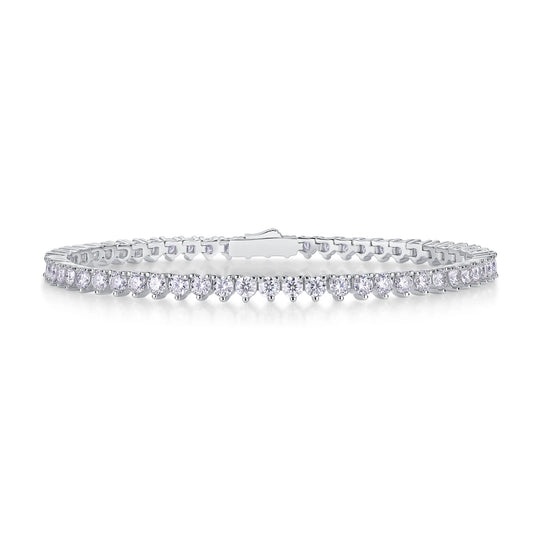 Elegant Moissanite Tennis Bracelet – Dazzling Design