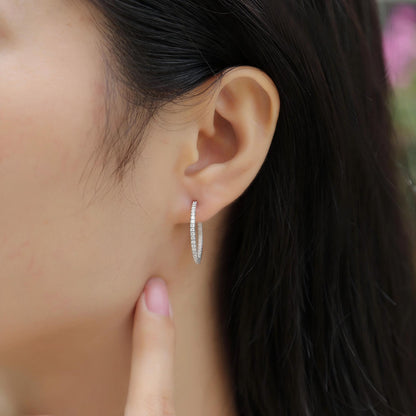 Sparkling Moissanite Stud Earrings – Classic & Elegant