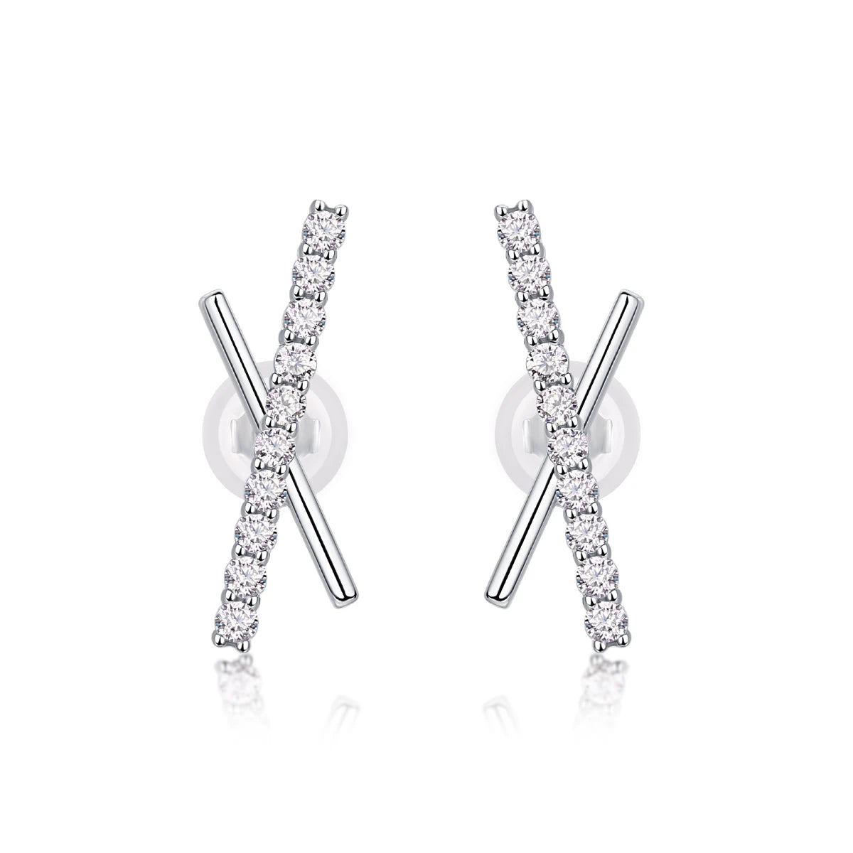 Stellar Moissanite Studs – Chic X Design Earrings