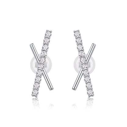 Stellar Moissanite Studs – Chic X Design Earrings