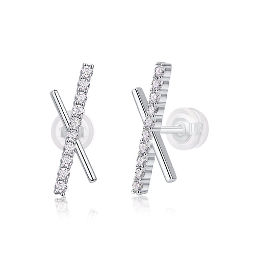 Stellar Moissanite Studs – Chic X Design Earrings