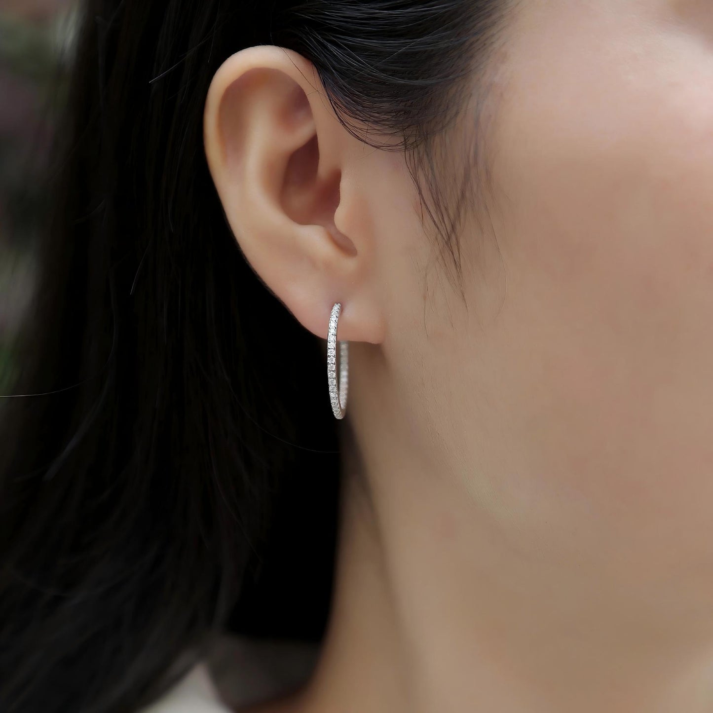 Sparkling Moissanite Stud Earrings – Classic & Elegant