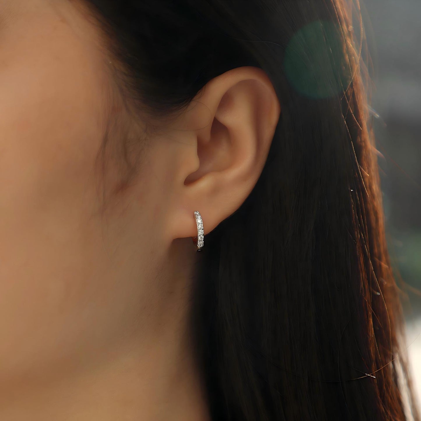 Dazzling Moissanite Stud Earrings – Chic & Comfortable