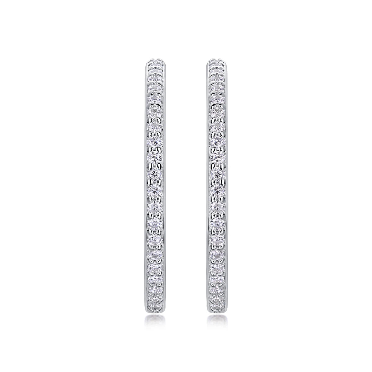 Sparkling Moissanite Stud Earrings – Classic & Elegant