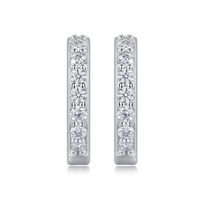 Dazzling Moissanite Stud Earrings – Chic & Comfortable