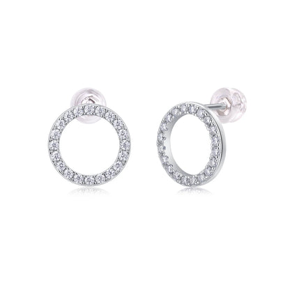 Moissanite Stud Earrings – Dazzling Minimalist Jewelry