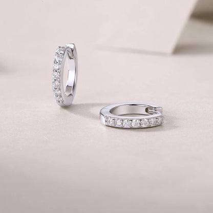 Dazzling Moissanite Stud Earrings – Chic & Comfortable