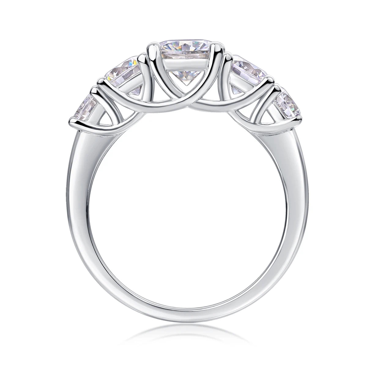 Strong Affection Moissanite Ring – A Sparkle that Speaks of Eternal Love