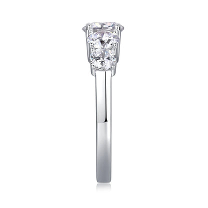 Strong Affection Moissanite Ring – A Sparkle that Speaks of Eternal Love