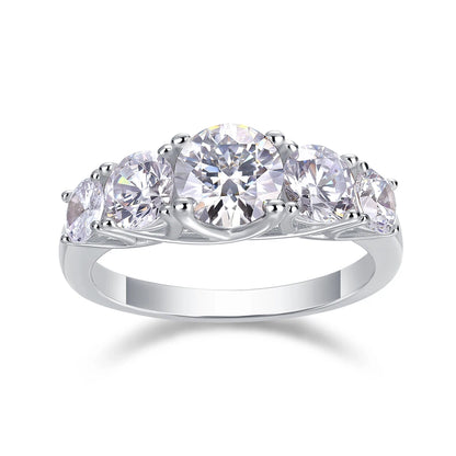 Strong Affection Moissanite Ring – A Sparkle that Speaks of Eternal Love